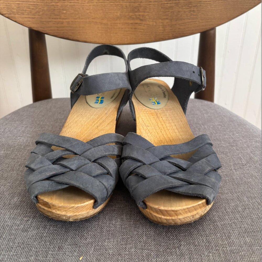 Moheda Betty Braided Clog Sandal Sz 40 - Picture 2 of 8